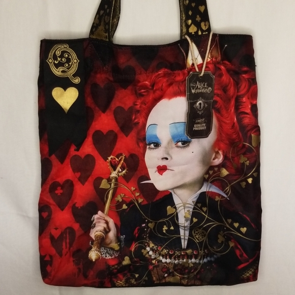 Disney Handbags - Alice In Wonderland Red Queen Tote Bag